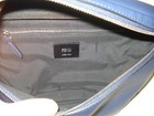 100% AUTHENTIC NEW MEN FENDI EMBOSSED FF BLUE LEATHER FANNY PACK/RUG SACK BAG — photo 9