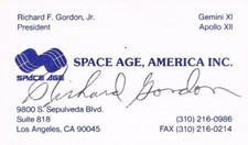 Richard F. Gordon Jr. 1929-2017 Apollo 12 autograph 2