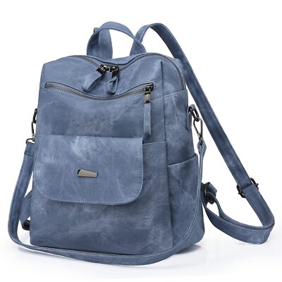 Small Leather Waterproof Anti-theft Shoulder Bags Backpack Purse for Women