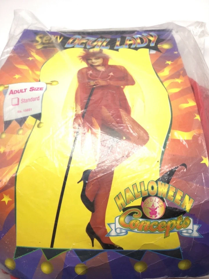 Disfraz de Rubíes Sexy Diablo Dama Halloween Conceptos Vestido Cinturón Rojo Capa Adulto Foto 2 de 4