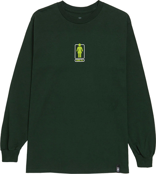 93 Til Lovers Og Bathroom Logo Forest Green Longsleeve T-shi
