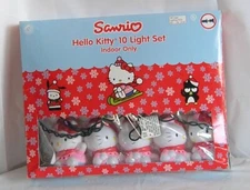 Hello Kitty Christmas String Light Set Vintage Sanrio 2001 includes original box