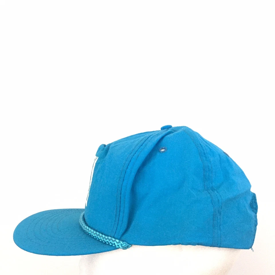 Gorra de club de golf Brendles de colección años 90 logotipo deletreado nailon espalda a presión béisbol papá sombrero Foto 4 de 4