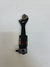 Urrea 708S Urrea Adjustable Wrench, 708 S, 8" Long, 1" Max Opening, Black Finish