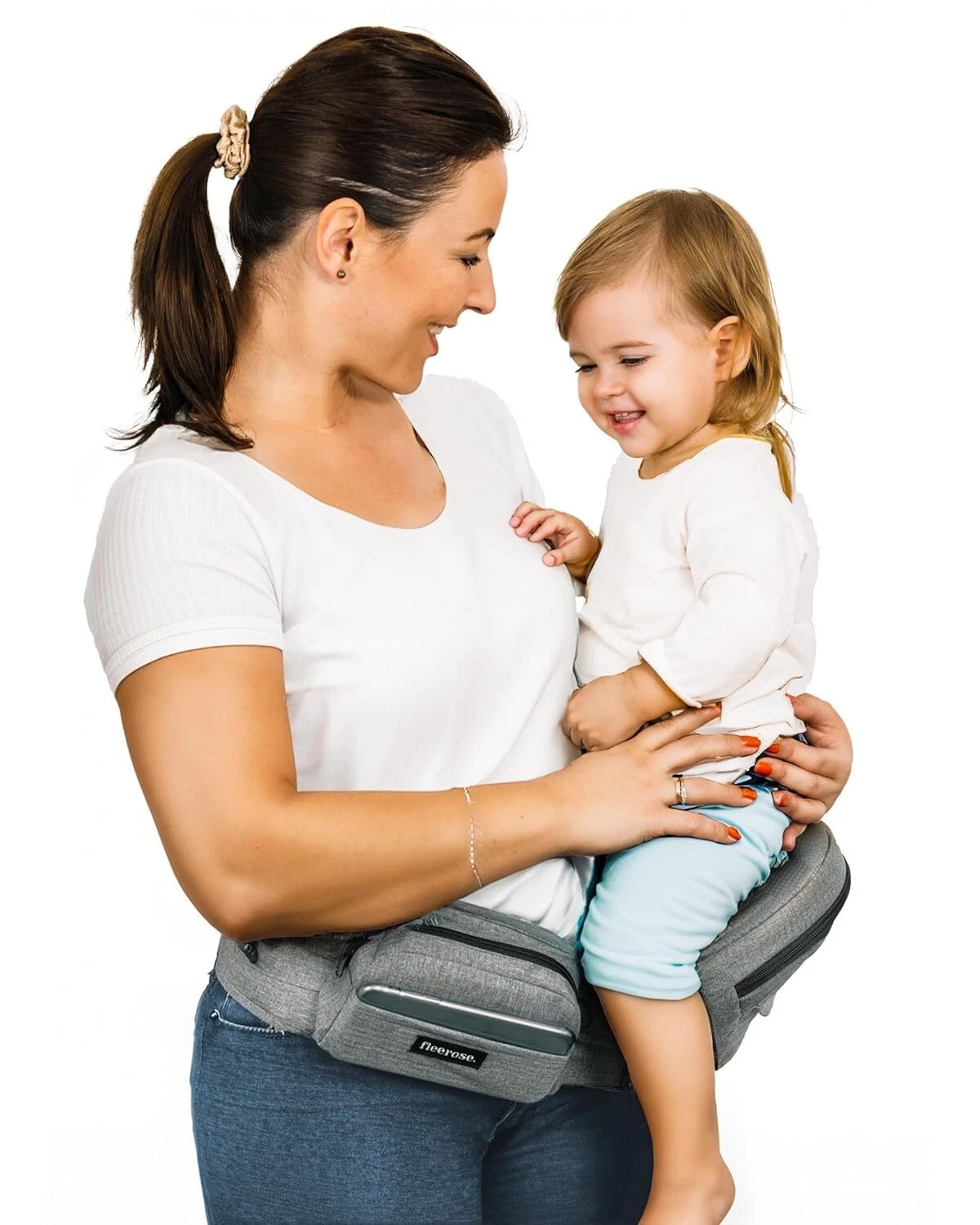 & Multiple Pockets, Adjustable Waistband & 4 Positions for Newborns & Toddlers