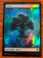 2020 MTG Wizards of the Coast Theros Beyond Death Foil Full Art Forest #254/254