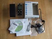Boxed Olympus DM-670 Digital Voice Recorder Dictation in VGC with Accessories