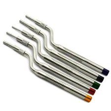 Set of 5 Sinus Lift Osteotome Kit Offset Concave Tips Dental Implant toolkit CE