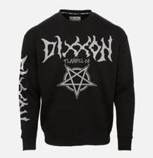 NWT Dixxon Flannel Pentagram Black Crewneck Sweatshirt 2XL