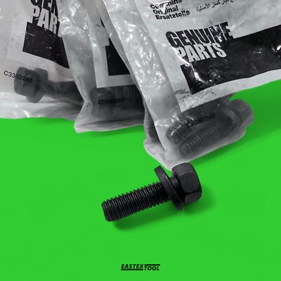 #ad GENUINE CUMMINS 3040838 CAPTIVE WASHER CAP SCREW LOT OF 10 $29.99