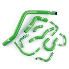 Green For 1988-91 Honda CRX Civic D15B2 D16A6 Silicone Radiator Coolant Hose Kit