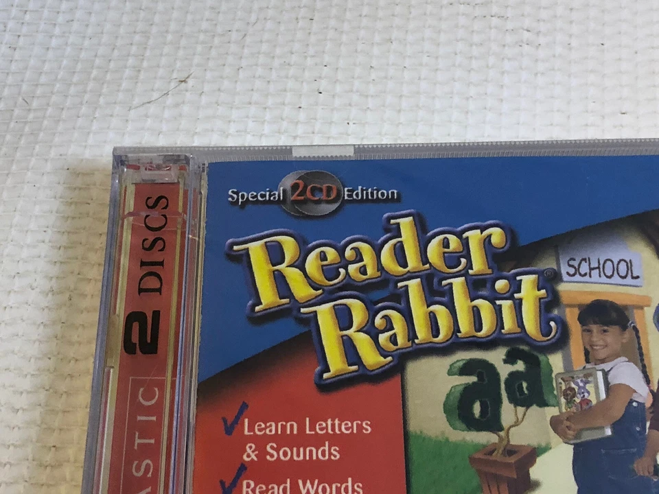 2002 Ricerdeep Reader Rabbit Learn to Read Phonics PC 1st 2nd grade 95 98 XP NEW - Image 3 of 4