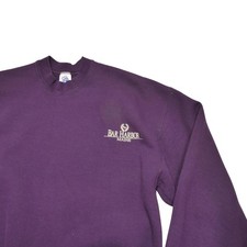 Vintage Bar Harbor Maine Sweatshirt Mens Large Purple Jerzees Super Sweats 90s