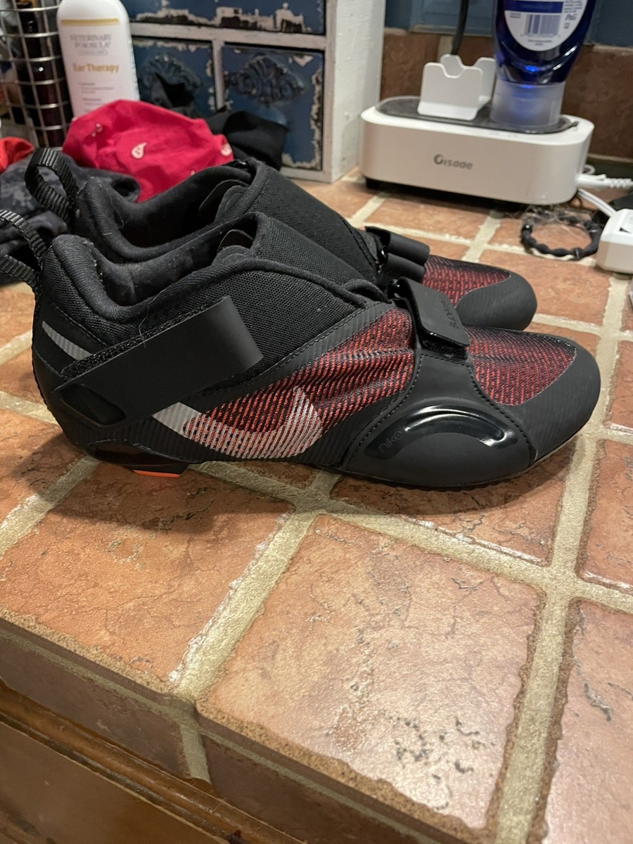 NIKE Women's Cycling サイクリングシューズ カーボンソール NEW Nike Superrep Cycle Ladies 7.5 Shoes Cycling Black Solar Red