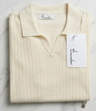 polo uomo manica corta - panna - in Maglia TG M