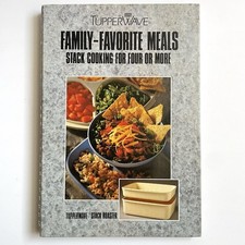 Tupperwave Family Favorite Meals Stack Cooking Cookbook Tupperware Hardback Vtg