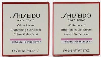 2Pk Shiseido White Lucent Brightening Gel Cream 1.7oz / 50ml NEW In Retail BOX