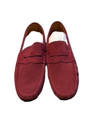 New Fashion Men crimson Slipon  Shoe Size 42