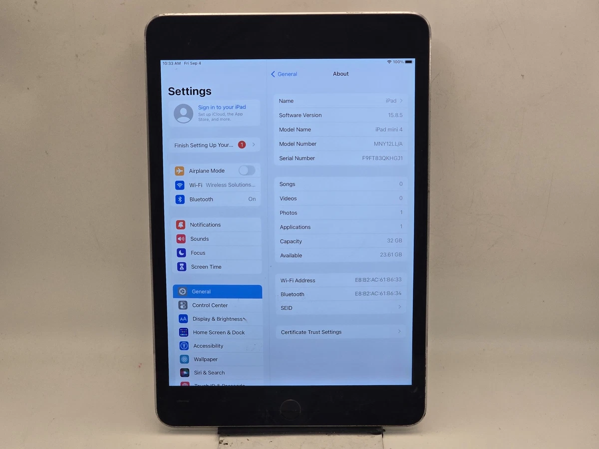 iPad mini 4 32GB 7.9