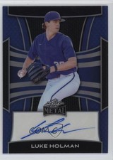 2025 Leaf Metal Blue Prismatic 5/25 Luke Holman #BA-LH1 Auto 4z8
