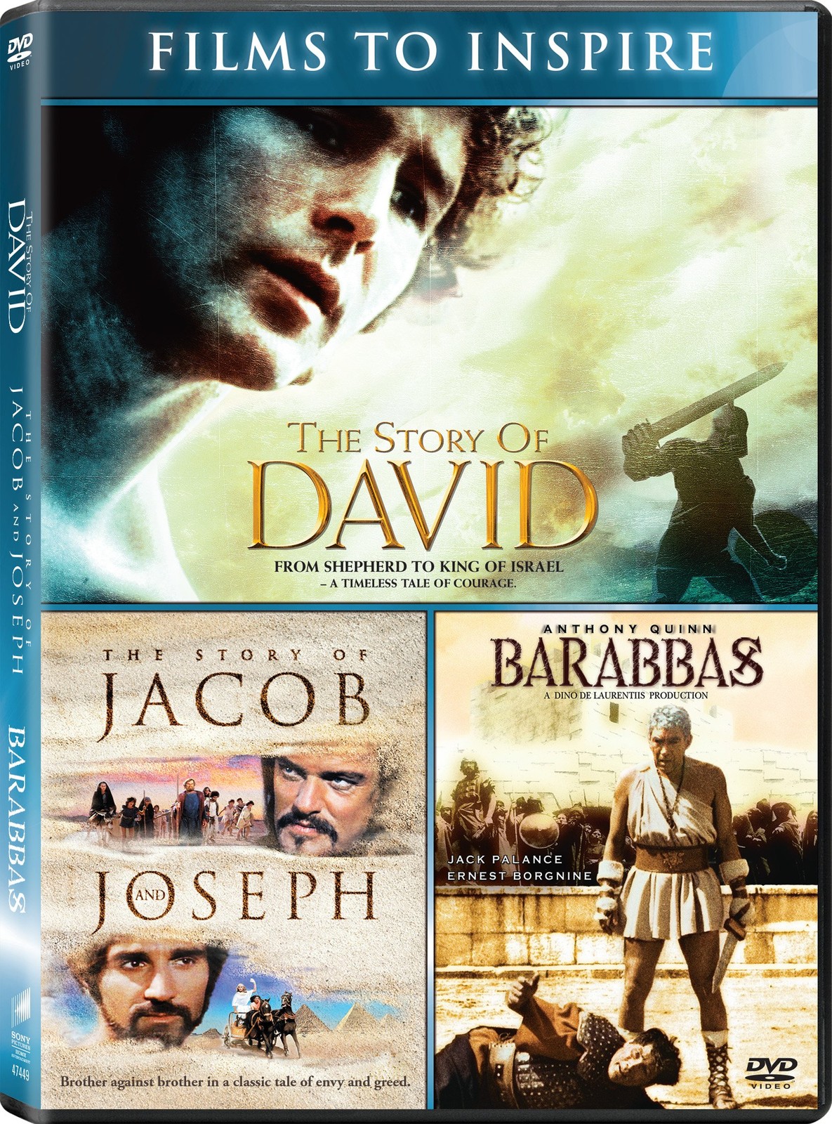 Barabbas / Story of David, the 1976 Story of Jacob and Joseph, the - Set (DVD)