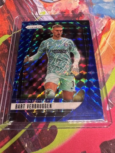 Bart Verbruggen 2024 Panini Prizm Premier League Blue Mosaic Brighton &amp; Hove