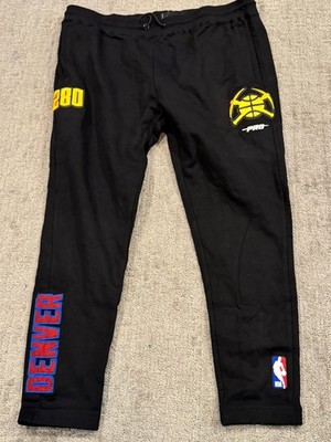Pro Standard NBA Denver Nuggets Stacked Logo XL Black Sweatpants (C1)