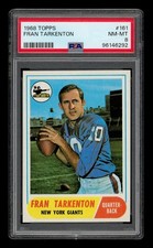 1968 Topps Set-Break #161 Fran Tarkenton PSA 8 NM-MT