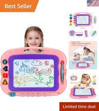 Magnetic Drawing Board,Toddler Toys for Girls Boys 3 Old Gifts, Magnetic Doo...