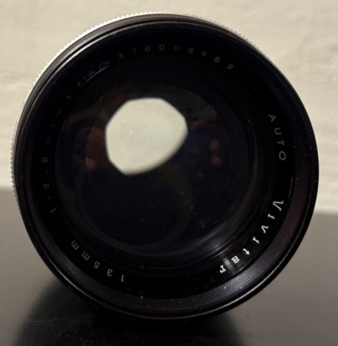 Vivitar 135 mm 1:2.8 Auto Telephoto Focusing Lens No 378005989 for Nikon Ni Code
