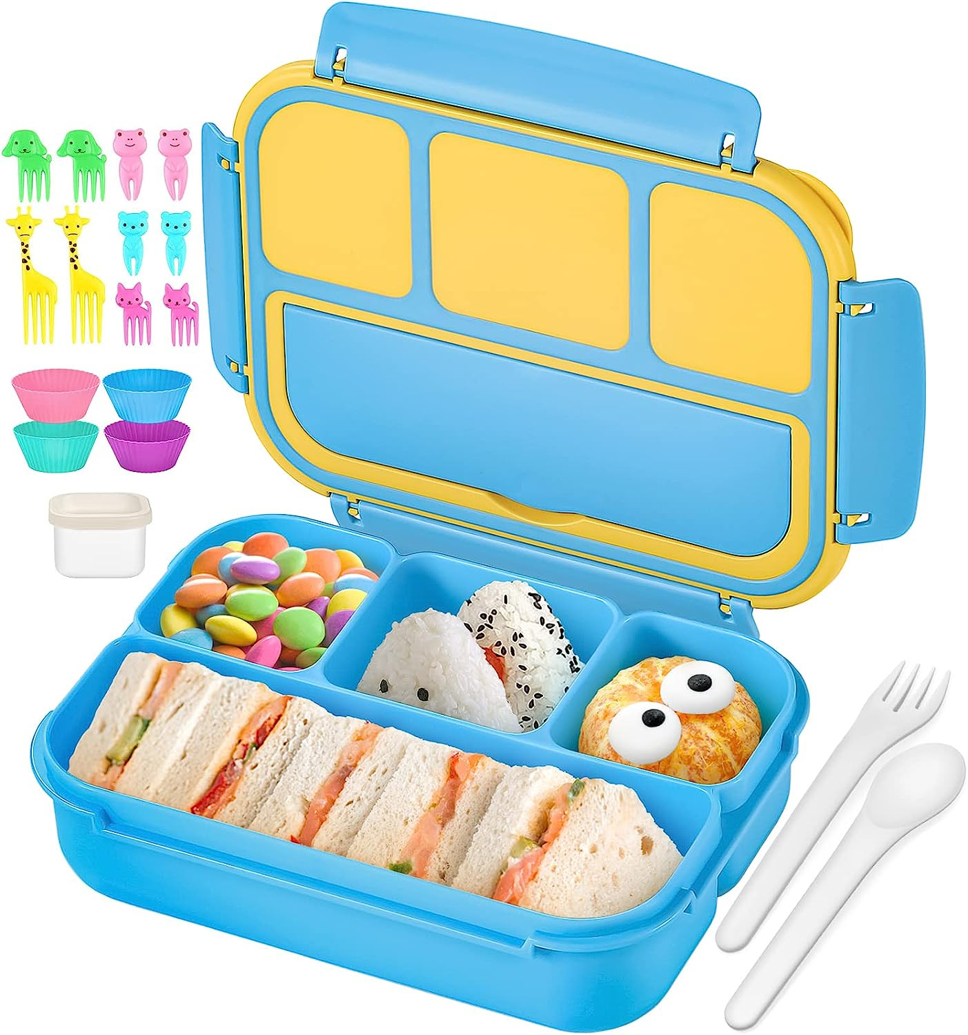 Bento Lunch Box for Kids Girls Boys, Toddler Kids Lunch Boxe