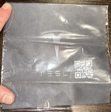NEW Genuine Tesla Microfibre Cleaning Cloth SEALED 