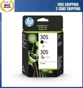 HP 305 Nero e Tricromia, 6ZD17AE, Confezione da 2 Cartucce Originali, Compatibil