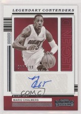 2021-22 Panini Contenders Legendary 76/199 Mario Chalmers #LC-MCH Auto 0t1y