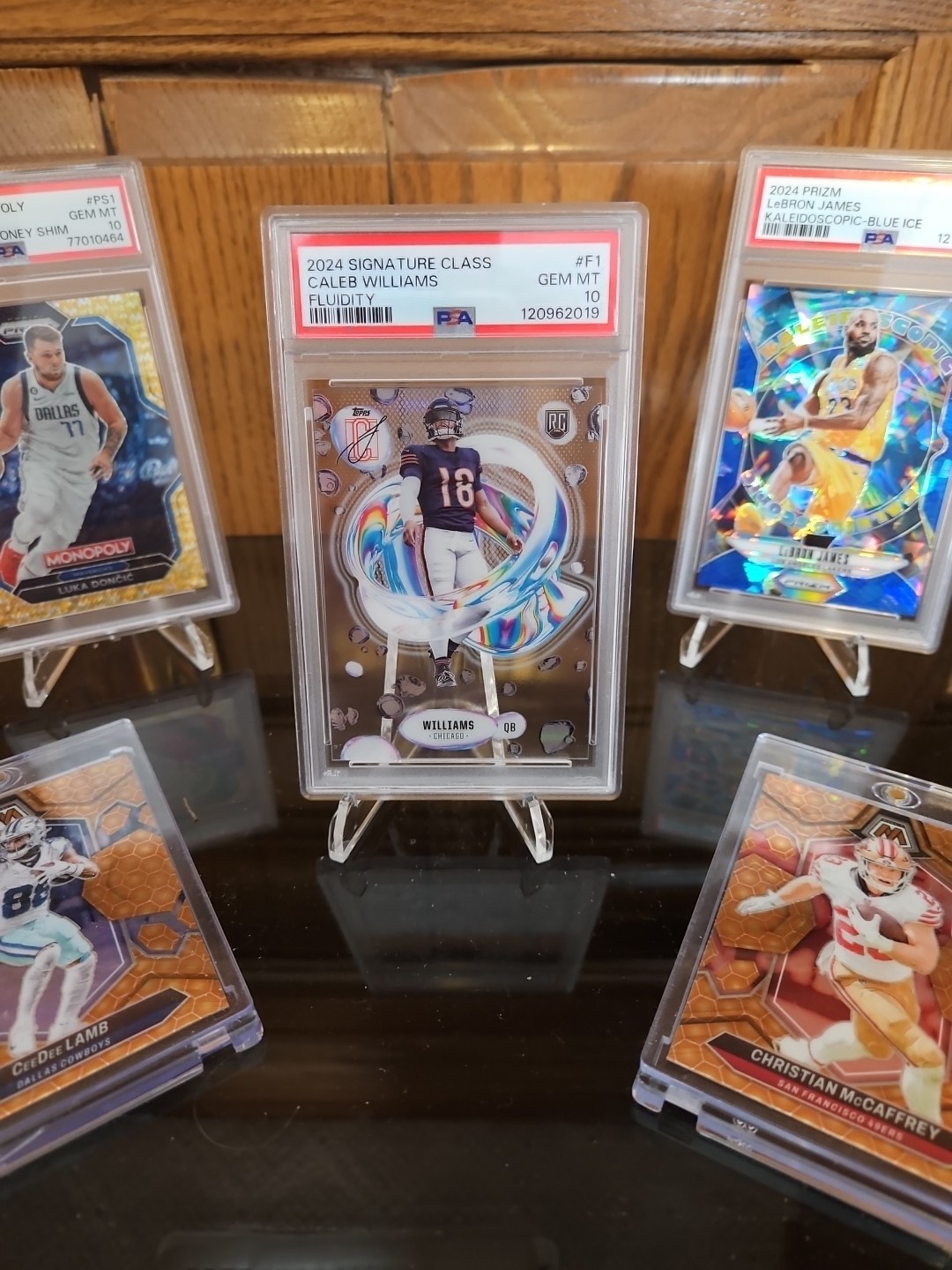 2024 Topps Signature Class Caleb Williams Fluidity PSA 10
