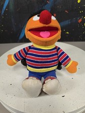 Applause Ernie Sesame Street Vintage Plush Toy Doll Jim Henson Productions 8"