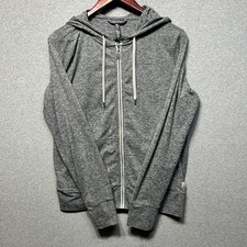 Vuori Women  s Heather Gray Halo Performance Jacket In Daydream Knight Size M