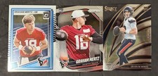 Graham Mertz (3) Lot RC 2025 Panini Select Club Level Prizm Optic Rated Rookie