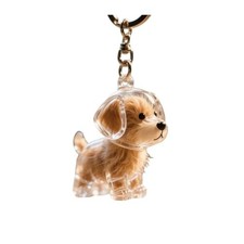 og Hair Collector Keychain Charm Memorial Storage Box, Transparent Bottle for D