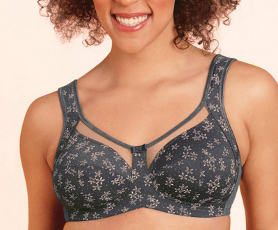 Anita Clara Art Crystal Grey BH 34C Komfort bügellos ohne Polsterung stützend 5843