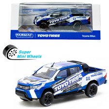 Tarmac Works 164 Toyota Hilux Toyo Tires Bluewhite Tarmac Works 164 Toyota Hilux Toyo Tires Bluewhite