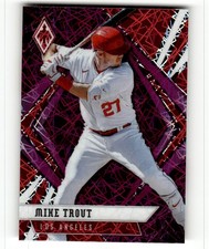 2021 Panini Chronicles Mike Trout Phoenix Purple Velocity #19
