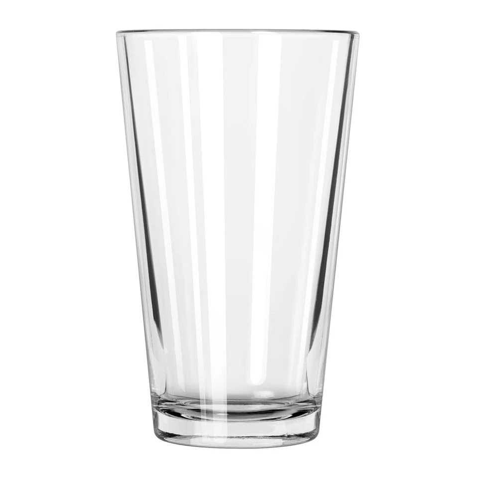 Vaso mezclador básico para restaurante Libbey Glassware 1639HT, tratado térmicamente, 16 oz. (Pa Foto 4 de 4