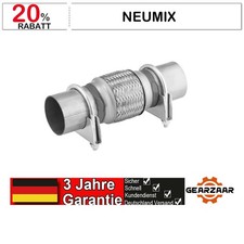 Edelstahl 55x100 Flexrohr + 2x Schellen für AUDI A3 A4 B5 A6 VW PASSAT 3B 1.8 Cv