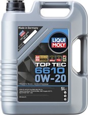 Liqui Moly 21662 Top Tec 6610 0W-20 ACEA C5, API SP, Ford WSS-M2C 952-A1 5 Liter Liqui Moly 21662 Top Tec 6610 0W-20 ACEA C5, API SP, Ford WSS-M2C 952-A1 5 Liter