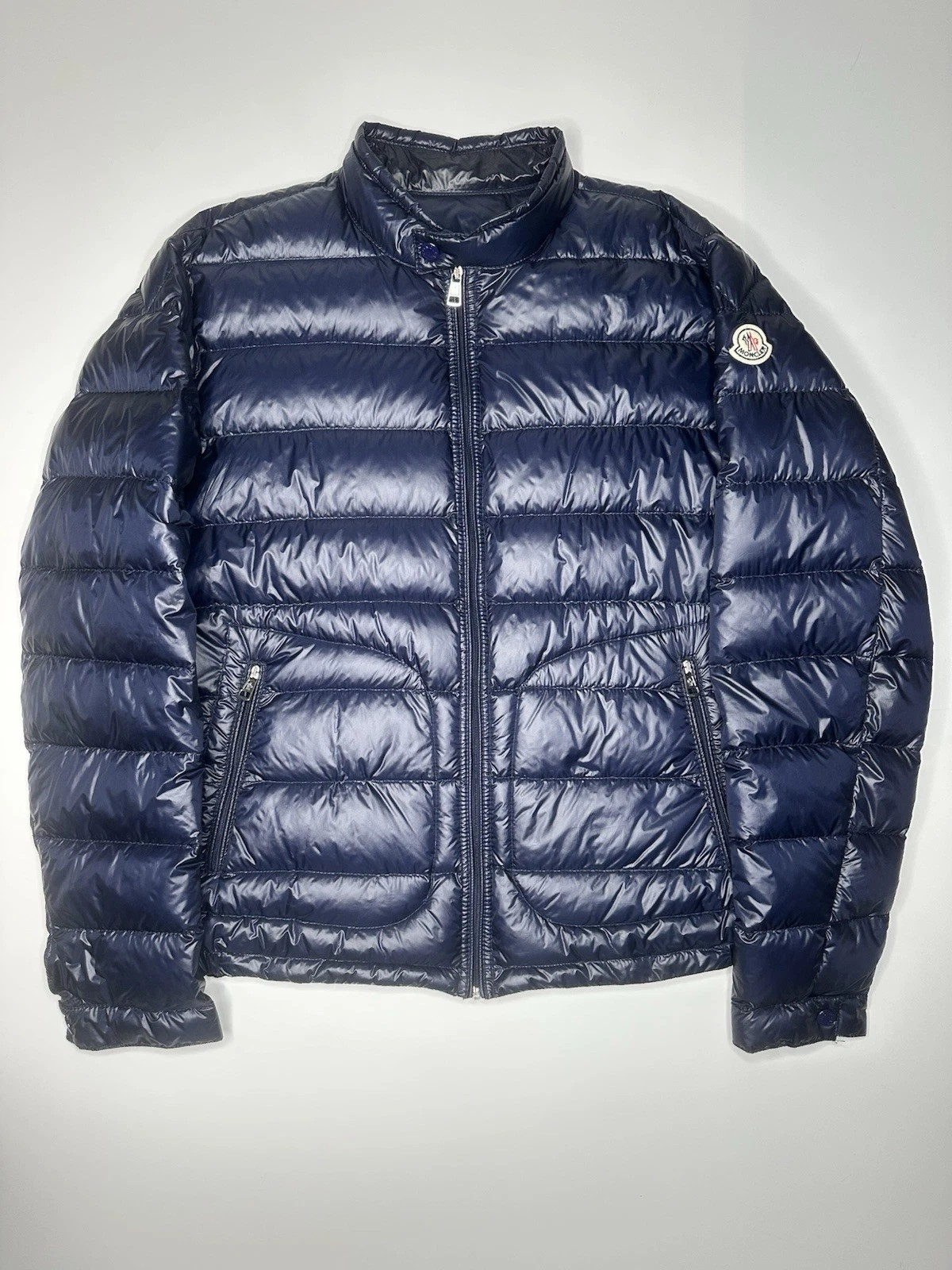 Moncler Acorus Navy Blue Size 5 Mens Jacket