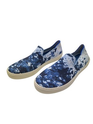Rothy's The Butchers Damen Slip on Blue Splash US 9,5 / EU 40