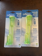Dr. Brown  s Natural Flow Narrow Baby Bottle Replacement green 8oz VENT KIT 4 