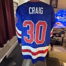 Jim Craig Signed Pro Style USA Hockey Jersey #30 Autographed PAAS COA