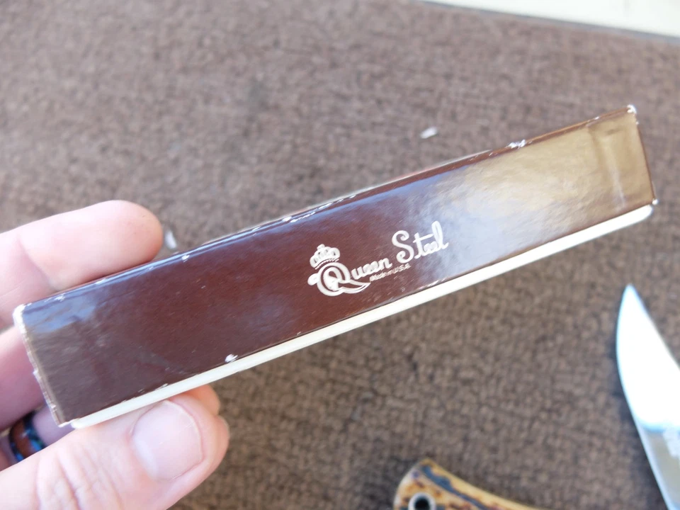 Navaja de bolsillo Schatt & Morgan Queen Mountain 2003 925SS escudo de plata esterlina Foto 4 de 4